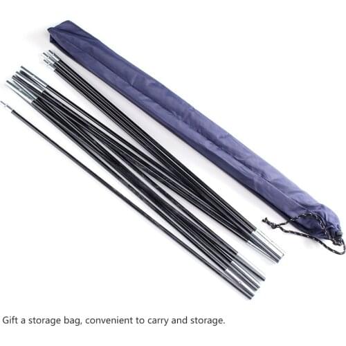 Outdoor Tent Pole 7mm 3.26m Tent Rod Glass Fiber Replacement Beach Tent Pole Sun Shelter Hiking Camping Tent Accessories