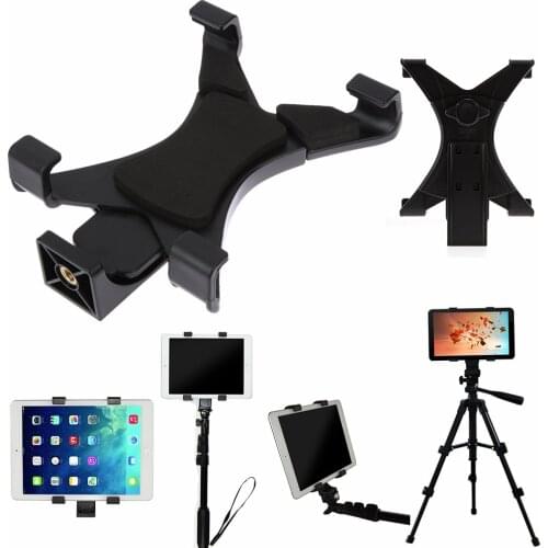Universal Tripod Mount 7-10.1 inch Tablet Laptop Holder Bracket 1/4in Thread Adapter for iPad 2/3/4/Air/Air2