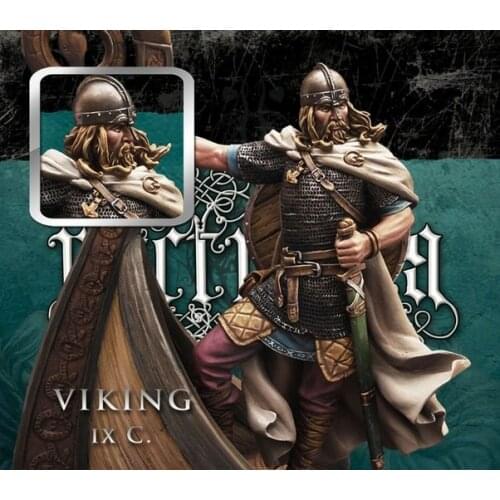 75mm Scale Viking Pirate (Contains Hull) Resin Model Kit Figure Free Shipping