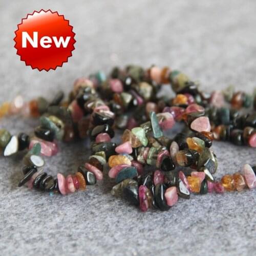New Fashion 4-6mm Natural Tourmaline Irregular Beads DIY Women Girls Gifts Accessory Parts Jewelry Making Design Wholesale 32inc