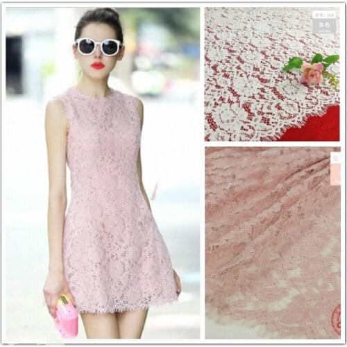 Free shipping High-grade Special For Car Bone Lace Openwork Fabric Eyelash Lace Dress Clothing Diy Handmade Cloth Fabric