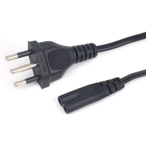 Brazil Power Cord 2.5m Brazilian NBR 14136 Plug to IEC 60320 C13 Extension Cable 10A 250V AC Lead Cord 3G1.0mm wire gauge