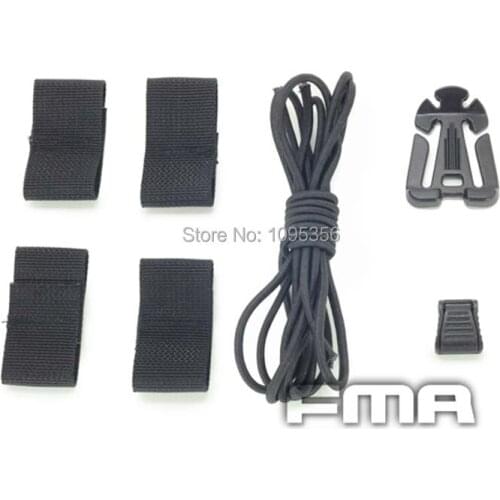 Black FMA Helmet modified with rubber suits Free Shipping