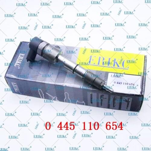 ERIKC 0445110654 Common Rial Diesel Injector 0 445 110 654 Auto Oil Fuel Injection for Bosch Profession