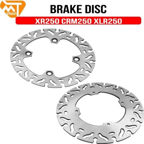 For HONDA XR250 CRM250 XLR250 XR CRM XLR 250 Stainless Steel Motorcycle 240MM 220MM Front & Rear Brake Disc