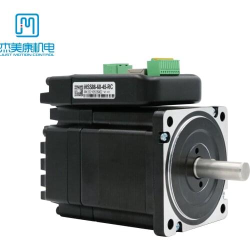 JMC Canopen bus motor Nema 34 4.2N.m 6A integrated stepper motor driver for washing machine iHSS86-60-45-RC
