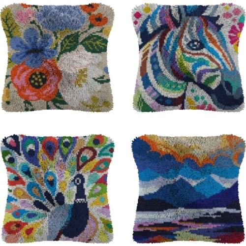 Latch Hook Rug Kits car cover Celebrity Cross Stitch Kits Threads Tapestry Kits Cross stitch throw pillows