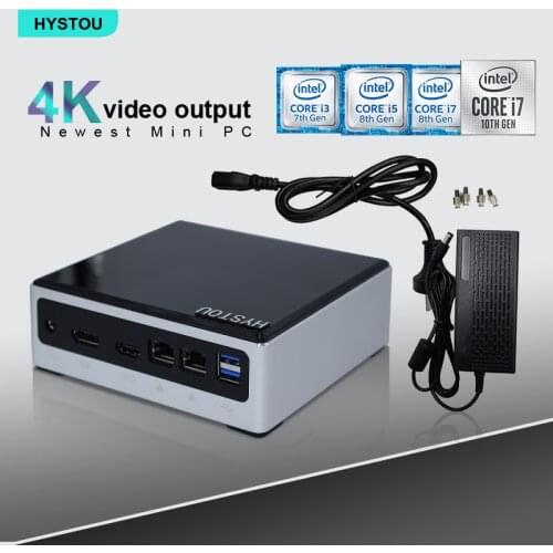 10TH Gen Mini PC i7 10510U gamer computer NUC Computer i5 10210u m.2 SSD Type-C 4K HTPC i7 10710u i7 10810u DP HDMI WIFI BT