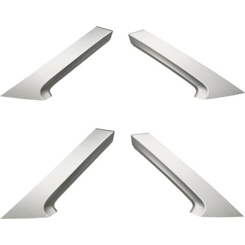 New Car Inner Door Panel Handle Pull Trim Cover Armrest Auto Door Interior Accessories for Toyota Camry 2006-2011 Silver