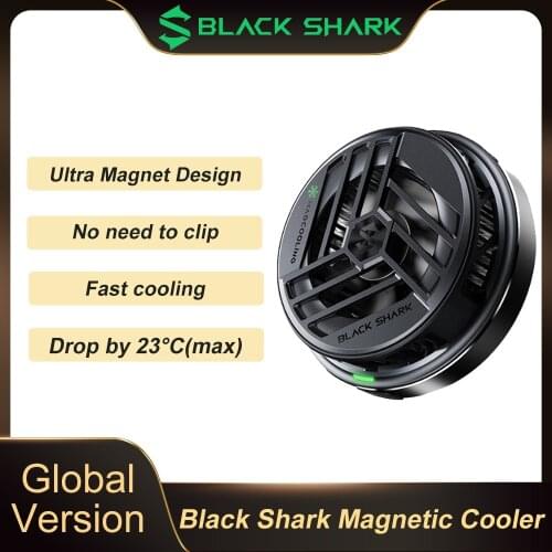 Original Black Shark Magnetic Cooler Black Shark 4 3 Pro Phone Radiator For iPhone 12 Rog 5 OnePlus 9 9R 9 Pro Cooler