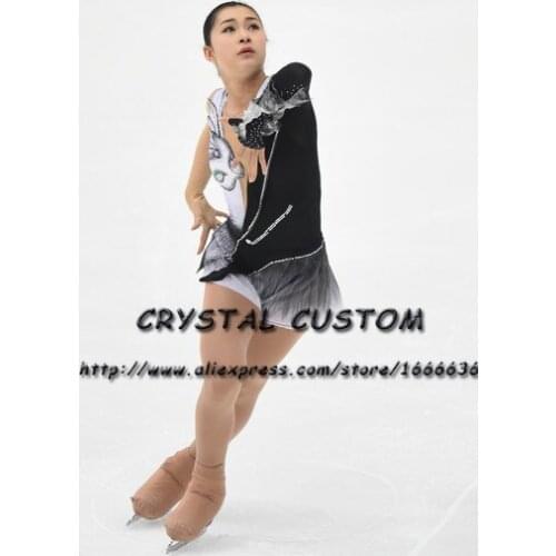 Figure Skating Dresses For Girls Graceful New Brand Custom Ice Skating Dresses For Competition DR4442