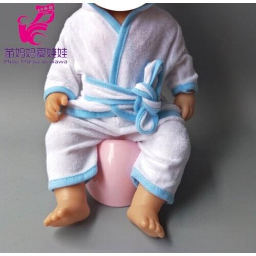 Gift for girl Dolls sleeping pajama clothes and pants for 43cm Baby Doll wear set kids learn dress up doll
