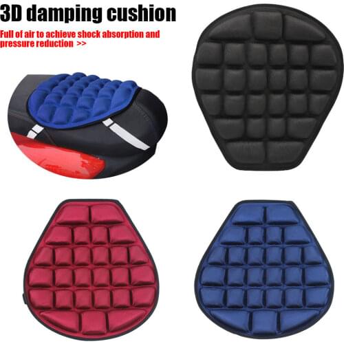 Motorcycle Seat Cushion Comfortable Inflatable Air Cushion Seat Waterproof Dust UV Protector Motorbike Sunscreen Mat