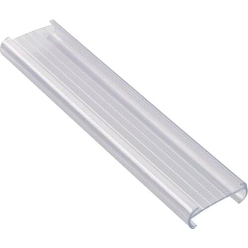 Shelf Data Strip Clear Clamp Shop Sign Flat Data Strip Supermarket