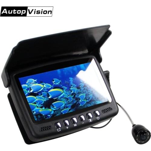 Fish Finder 8PCS LED Night Vision Camera For Fishing Underwater Ice Fishing Camera 1000TVL 4.3 "LCD Monitor