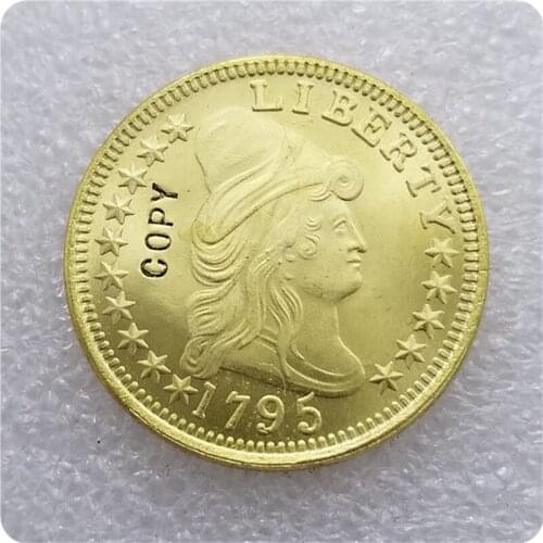 USA 1795 DRAPED BUST 10.00 EAGLE GOLD COIN COPY commemorative coins-replica coins medal coins collectibles