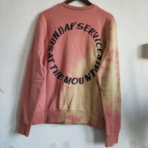 Long sleeves Kanye West Sunday Service Holy Spirit CPFM.XYZ Sweatshirts Women Men 1:1 High Quality Tie dyeing Fashion Pullover