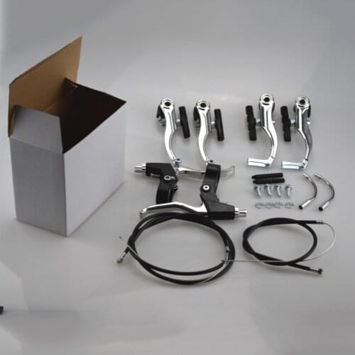 Friction Wheel V Brake Kit with brake cable Aluminum Alloy Caliper Brake for Bike MTB Mountain Bicycle BMX