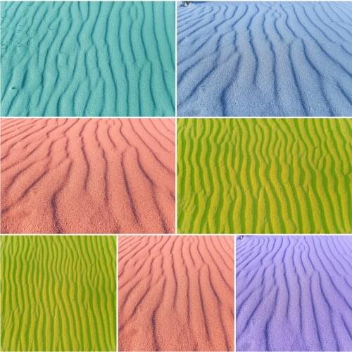 Colorful Sand Creativity Photography Background Backdrop Photo Props Vinyl Cloth
