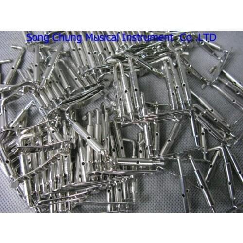 10pcs silver color 1/2 violin chin rest clamps,Musical instrument part