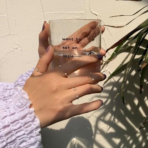 925 Sterling Silver Pearl Smile Rings Original Minimalist Creative Chic Open Rings for Women Mori Style Party Daily Jewelry