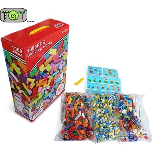 1000pcs Building Blocks MY World Kids Toy Creative Colorful Bricks City Classic Bulk Model Educational Small Size Blocks