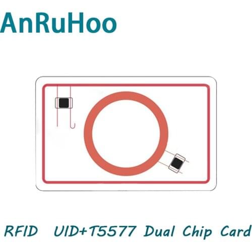 5/10pcs Rfid Dual Frequency Chip Smart Card Uid Rewritable Key 125khz T5577 Copy Clone Copier Badge 13.56mhz Duplicator Token
