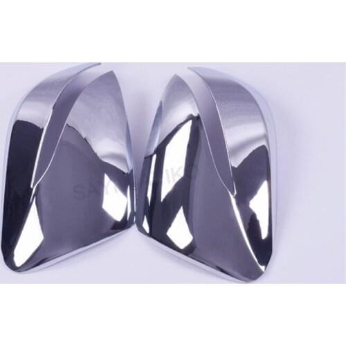 ABS Chrome Rearview Side Wing Mirror Cover for Hyundai IX45 Santa Fe 2013 2014 2015 Exterior Molding Trim