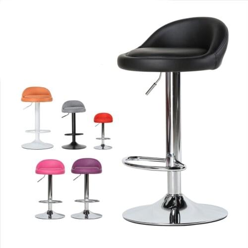 Lift bar chair multi color leisure bar stool bar chair modern simple rotatable creative high footed stool