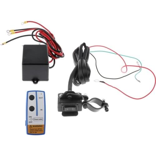 Wireless Electric Winch Universal Controlle Non Wire System Kit for Car Detector for Truck ATV SUV 2000-3000lb off-Road Vehicle