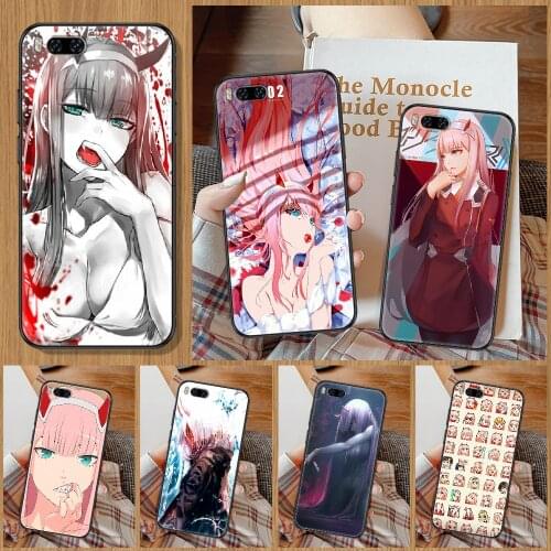 Anime Darling in the Franxx 02 Phone Case For Xiaomi Mi Note 8 9 10 11 9T 10T A3 Lite Pro Ultra black soft bumper pretty coque