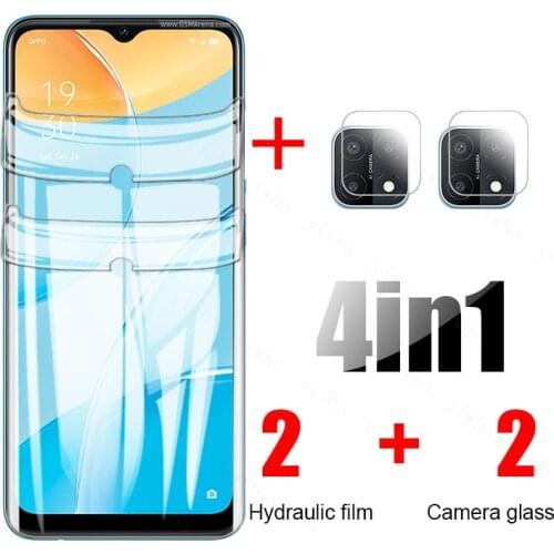 4 IN 1 On orro opo for OPPO A15 hydrogel film for oppo a15 A15S A 15 Screen Protector Camera Lens Film Phone Protection 6.52