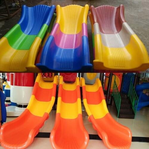 Joining slide playground,plastic assembling slide accessories,amusement toboggan customized made