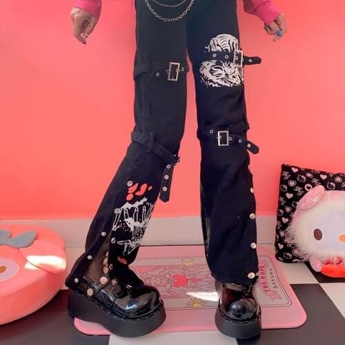 Itsyoung Women's Straight Jeans