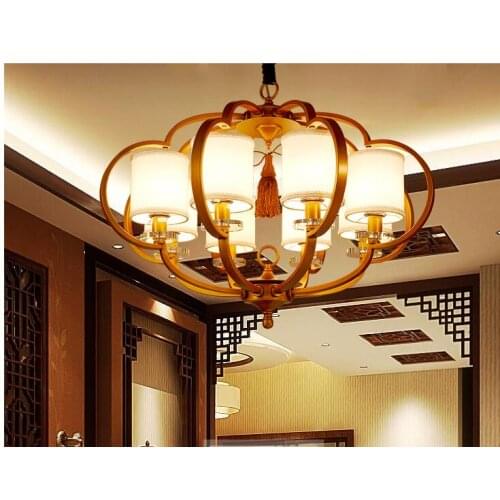 Corridor stairs classical retro porch red lantern attic balcony restaurant small chandelier