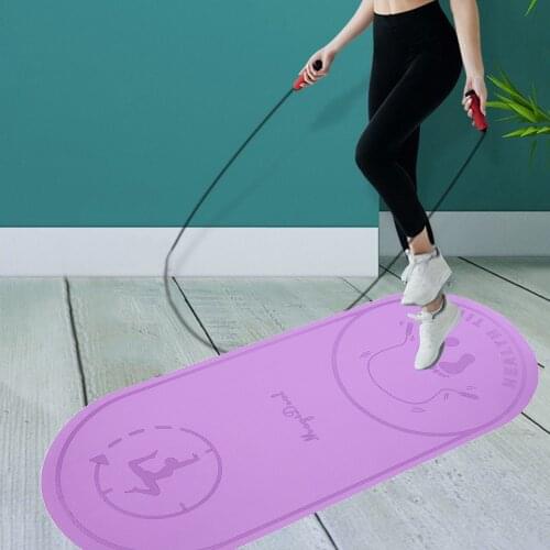 Magideal Jumping Rope Mat Home Gym Sound Proof Skipping Exercise Mats Dancing Pad