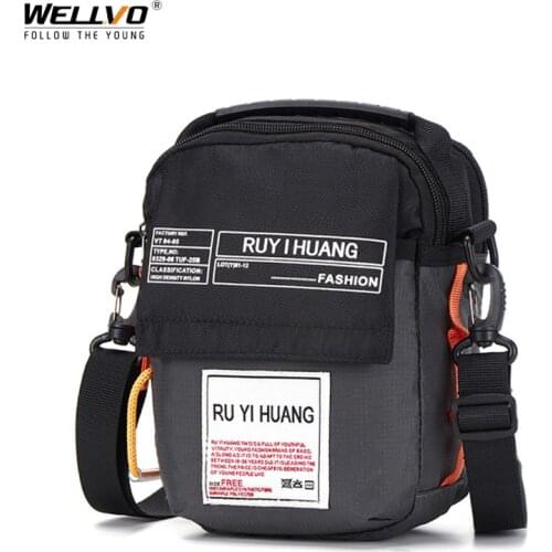 Mens Mini Handbag Messenger Bag Waterproof Men Flap Nylon Zipper Bags Crossbody for Male Casual Single Shoulder Bag XA645ZC