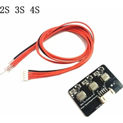 New 2S 3S 4S 1.2A Balance Li-ion Lifepo4 Lithium Battery Inductive Energy Transfer Board Active Equalizer Balancer BMS