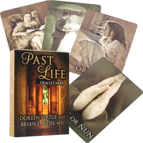 New Past Life Oracle Cards Full English Tarot Cards Board Games Cards Factory Made 44pcs