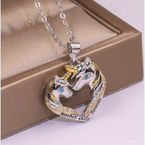 New Trendy Bohemian Crystal Inlaid Necklace Heart Pendant for Ladies Fashion Metal Sliding Necklace Accessories Party Jewelry