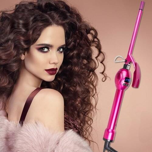 Professional 9mm Hair Curling Iron Hair waver Pear Flower Cone Electric Hair Curler Roller Curling Wand Ceramic Styling Tools