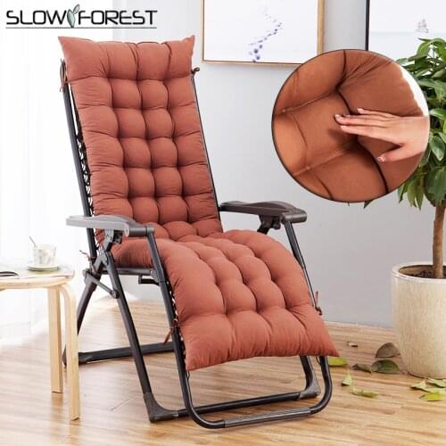 Slow Forest Lounger Bench Cushion Thicken Recliner Soft Back Cushion Garden Chair Long Cushion Comfortable Office Chair Seat