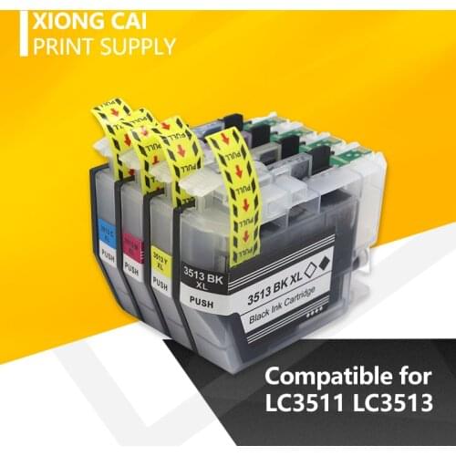 Compatible for LC3511 lc3511 LC 3511XL Compatible ink cartridge for brother For Brother MFC-J690DW/ MFC-J89ODV printer