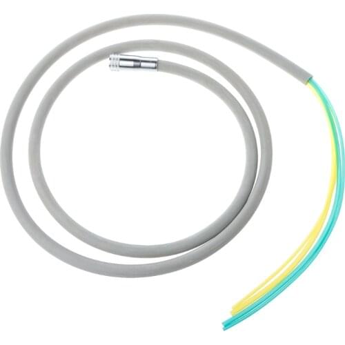 Dental Silicone Tubing Hose For Air Turbine Motor Handpiece Connector 4 Holes