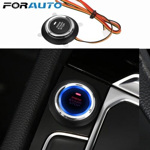 Universal 12V Auto Car Engine Start Stop Push Button Keyless Entry Ignition Starter Switch