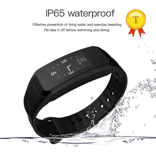 New arrival waterproof wrist watch activity tracker with heart rate Pedometer BP man woman Smart Wristband pk Mi Band 2