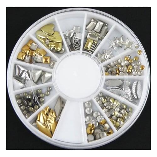 1Box Mixed Acrylic Beads For Needlework FlatBack Cabochon Scrapbook Decoration Craft DIY Embellishments Accessories