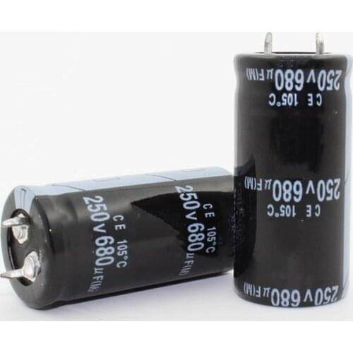 10PCS 250v680uf 680uf 250v Electrolytic Capacitor Radial 22*45MM