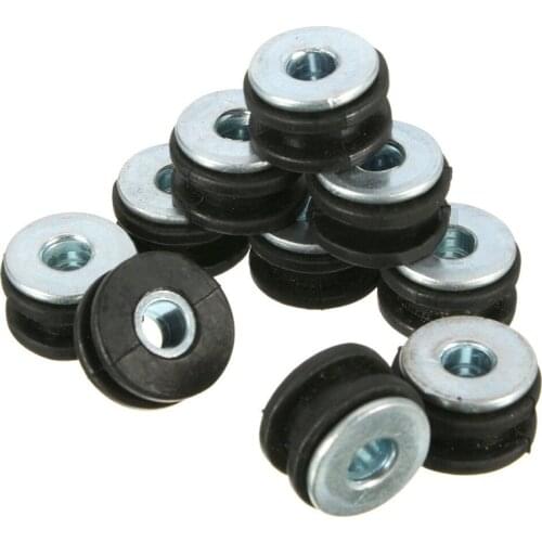 20PCS Motorcycle Rubber Grommet Bolt Pressure Relief Cushion Kit Replacement for Honda Yamaha Suzuki Kawasaki Fairing