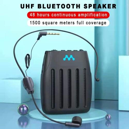 Bullhorn wireless megaphone Bluetooth 5.0 Loudspeaker Teacher With Little Bee Lecture Microphone Teaching Headset Microphone